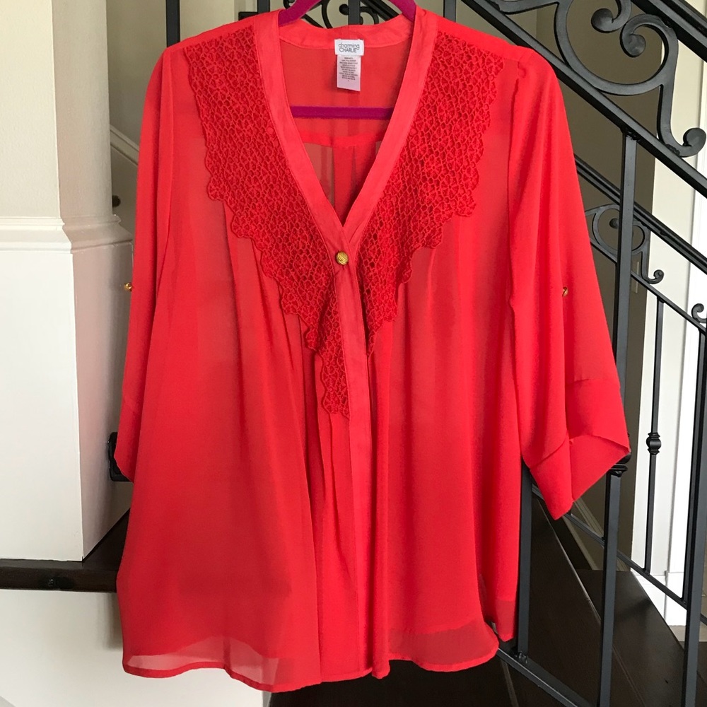 Red Blouse *NWOT*